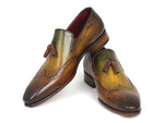 Paul Parkman Men's Wingtip Tassel Loafers Green (ID#WL34-GRN) - WKshoes