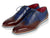 Paul Parkman Men's Smart Casual Wingtip Oxfords Brown & Blue (ID#187-BRW-BLU) - WKshoes