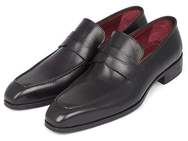 Paul Parkman Men's Penny Loafer Black Calfskin (ID#10BLK29) - WKshoes