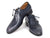 Paul Parkman Men's Navy Wholecut Oxfords (ID#KR254NVY) - WKshoes