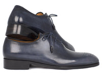 Paul Parkman Men's Navy Wholecut Oxfords (ID#KR254NVY) - WKshoes