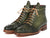 Paul Parkman Men's Green Crocodile Embossed Leather Boots (12811-GRN) - WKshoes