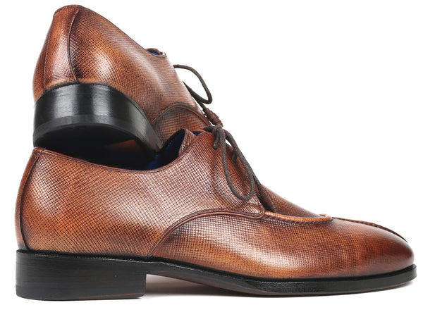 Paul Parkman Split Toe Men's Brown Derby Shoes (ID#8871BRW) - WKshoes