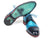 Paul Parkman Two Tone Cap-Toe Derby Shoes Blue & Turquoise (ID#046-TRQ) - WKshoes