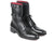 Paul Parkman Men's High Boots Black Calfskin (ID#F555-BLK) - WKshoes