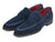 Paul Parkman Men's Penny Loafers Navy Suede (ID#10SD21) - WKshoes
