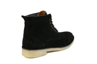 Hound and Hammer Men's Laced Suede Boots, Black - WKshoes