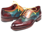 Paul Parkman Multi-Color Goodyear Welted Wingtip Oxfords - WKshoes