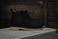 Hound and Hammer Suede Chelsea Boots, Black - WKshoes