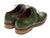 Paul Parkman Men's Green Antiqued Derby Shoes - WKshoes