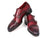 Paul Parkman Triple Leather Sole Hand-Welted Cap Toe Monkstrap - WKshoes