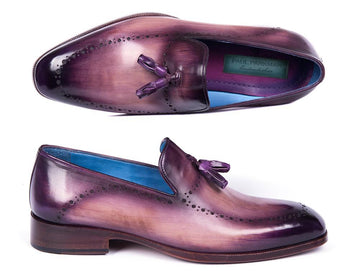 Paul Parkman Men's Purple Tassel Loafer