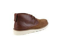 Hound and Hammer Men's Leather & Suede Boots, Cognac - WKshoes