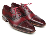Paul Parkman Captoe Oxfords Leather Upper and Leather Sole - WKshoes