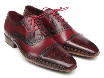 Paul Parkman Captoe Oxfords Leather Upper and Leather Sole