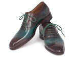Paul Parkman Men's Green & Bordeaux Plain Toe Oxfords - WKshoes