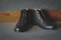 Hound and Hammer Men's Laced Leather Boots, Black - WKshoes