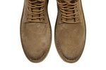 Hound and Hammer Men's High Laced Suede Boots, Sandstone - WKshoes