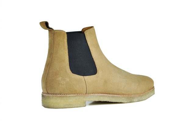 Hound and Hammer Suede Chelsea Boots, Tan - WKshoes