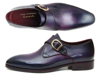 Paul Parkman Purple Single Monkstrap - WKshoes