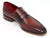 Paul Parkman Men's Bordeaux and Brown Calfskin Penny Loafer - WKshoes